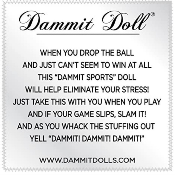 2017 DAMMIT SPORTS Plush DAMMIT DOLL Gag gift - Picture 5 of 6